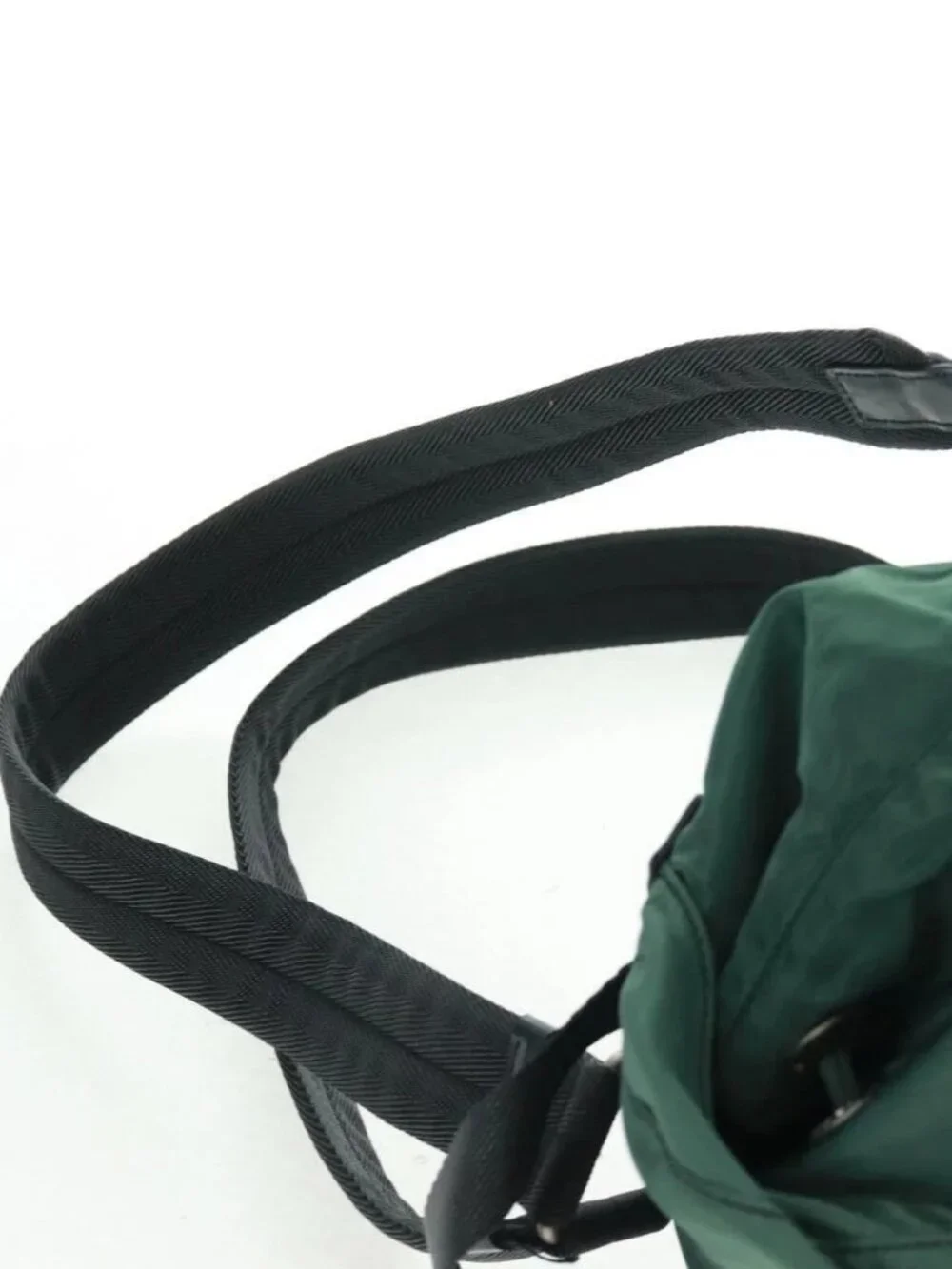 PRADA Backpack Nylon Green Silver Auth 161515 - Picture 9 of 16